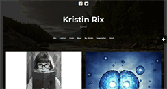 Desktop Screenshot of kristinrix.com